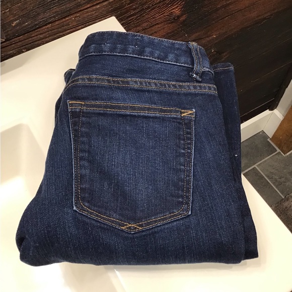 Women's Boot Cut Jeans - Dark Blue - Picture 10 of 12